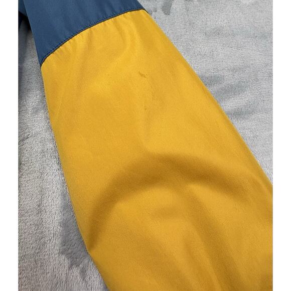 Cat & Jack Boys Jacket Blue/Yellow Sherpa Lined - Removable Hood - Size XL(16) - Picture 9 of 11